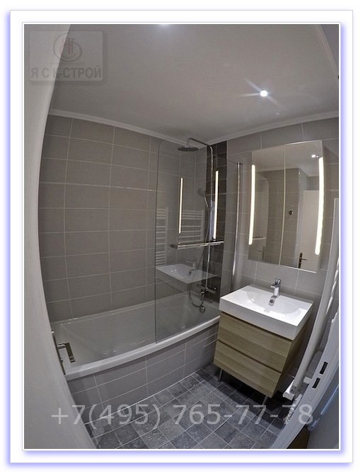 Ремонт ванной комнаты в новостройке по доступной цене